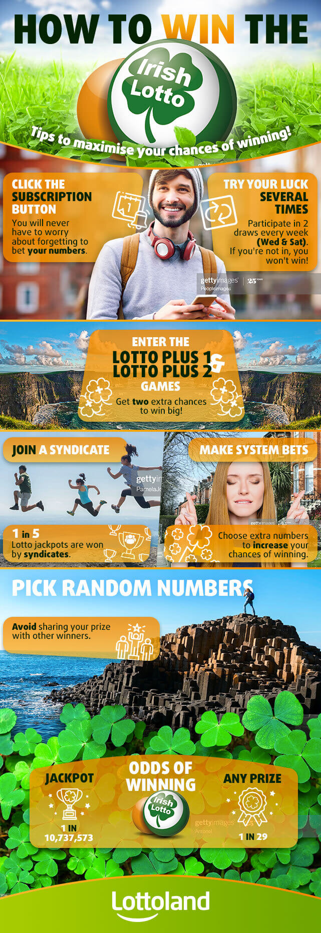 odds of winning irish lotto