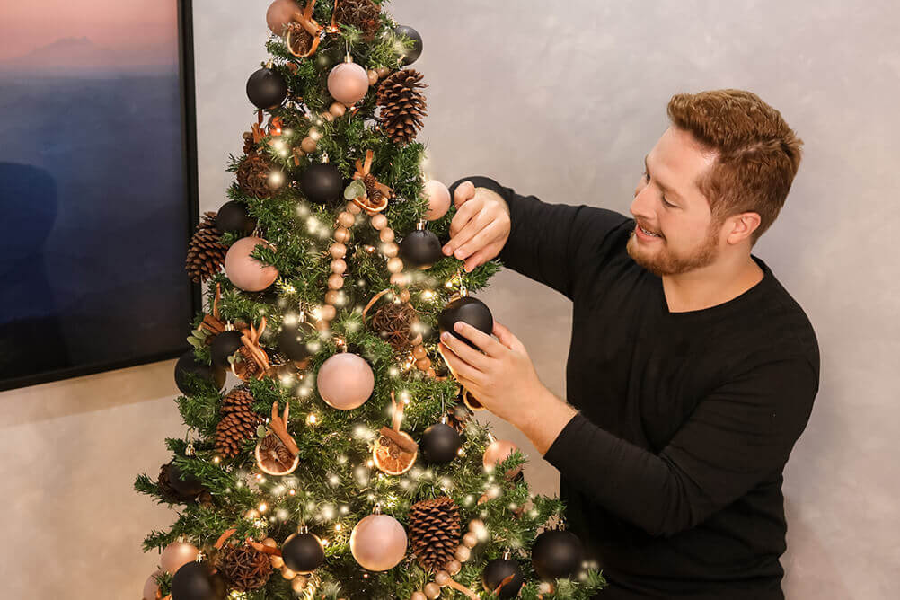 Em promoção! 20/30cm Mini árvore De Natal Pequena árvore De Natal,  Decorações De Natal Para A Casa Do Ambiente De Trabalho Ornamentos